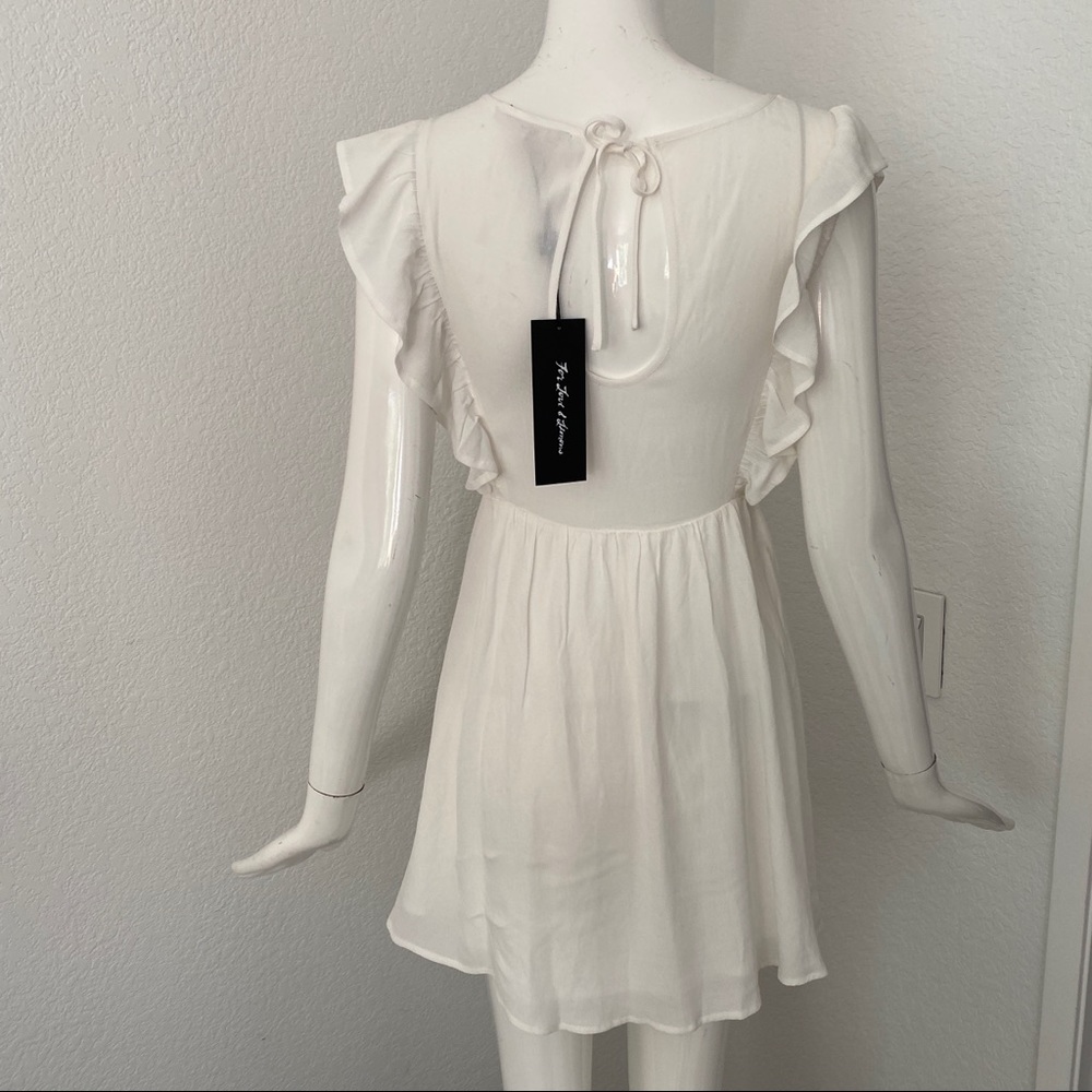 For love & lemons white ruffle dress - Picture 7 of 10